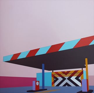 <i>Maser’s servo</I> [2016] laminex on ply 60 x 60cm