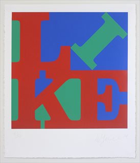 <i>Like </I> [2013] screen print on cotton rag 61x 86cm [limited edition of 50]