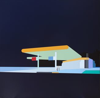 <i>Servo No.3</I> [2016] laminex on ply 60 x 60cm [state 7]