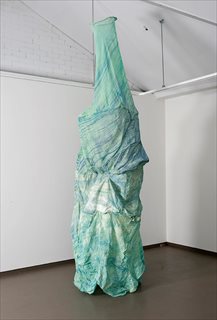 Pozzo [2012] muslin, acrylic, aluminium wire, nylon line [dimensions variable]