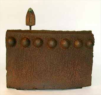 Cypress Tree [2007] industrial object selection, copper lead soldering iron + steel 38.5 x 41 x 17 cm