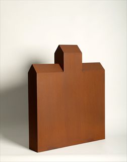 Broad Church [2010] patinated mild + corten steel 65 x 55 x 10.5 cm