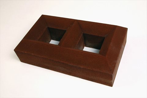 Double Courtyard [2010] patinated mild + corten steel 11 x 39 x 22 cm