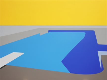 MATTHEW DE MOISER <I>Without a splash (state 2)</i> laminex on board 89 x 118cm