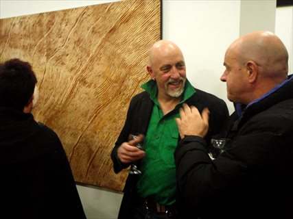 Horsham Regional Art Gallery, Ewen Ross at the opening of 